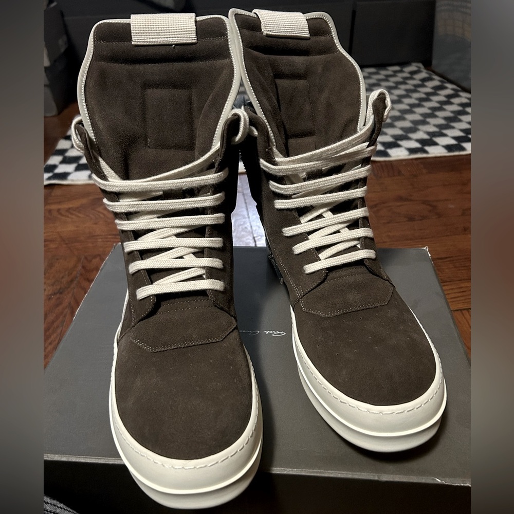Rick owens suede geobaskets